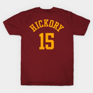 Hoosiers Jimmy Chitwood Hickory Jersey (Front/Back Print) T-Shirt